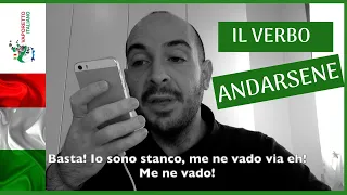 Il verbo ANDARSENE | I verbi pronominali italiani