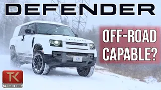 How's the 2024 Defender 4x4 System? We Tackle Icy Roads and Snowy Trails to Find Out