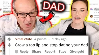 Reading Mean Comments With My Dad (unexpected reaction)