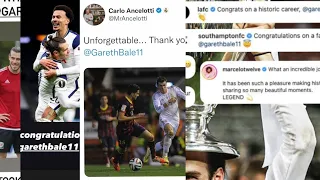 reactions on "GARETH BALE "retirement at the age of 33 Football world reactions