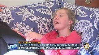 La Jolla teen suffering from mystery disease