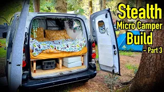 Converting my Citroen Berlingo into a Stealth Micro Camper - Part 3