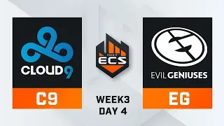 Cloud9 vs EG - Map 1 - Train (ECS Season 8 - Week 3 - DAY4)