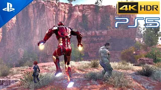 (PS5) Marvel's Avengers IRON MAN Gameplay | ULTRA High Realistic Graphics [4K 60FPS HDR]