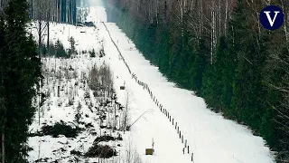 Así es la nueva frontera de la OTAN con Rusia: Finlandia construye una valla de tres metros