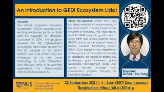 An Introduction to GEDI Ecosystem LIDAR