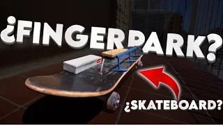 Construyo Un Fingerpark En Un Skateboard