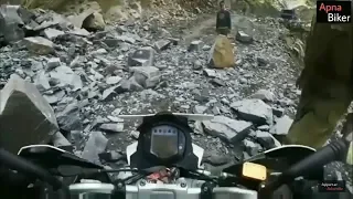 Land Slide Accident in Leh Ladakh Bike Ride ||