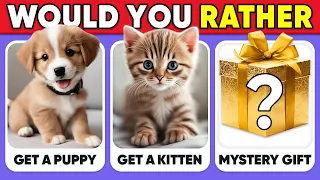 Would You Rather...? Mystery Gift Edition 🎁 Quiz Shiba