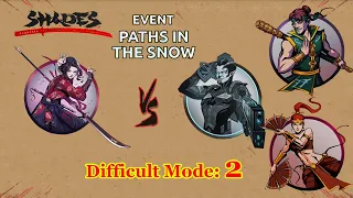 Shades: Shadow Fight Roguelike || PATHS IN THE SNOW EVENT - ALL BOSSES 「iOS/Android Gameplay」