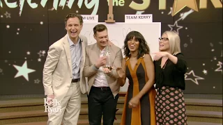 Kerry Washington & Tony Goldwyn Play "Sketching With the Stars"