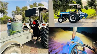 Ajj Kraya Diesel Tank Full⛽️|| New Holland 3630 || Brarfarm Edits