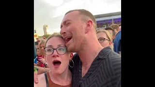 Sam Smith Loses It While Watching Céline Dion Perform! (2019)