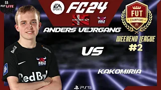 ANDERS VEJRGANG VS KAKOMIRIA | EA FC 24 - FUT CHAMPIONS WEEKEND LEAGUE #2