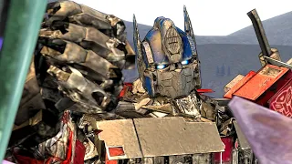 OPTIMUS PRIME FIGHTS TO SAVE BUMBLEBEE!! - Transformers Rise of the Beasts Fight Scene Animation SFM