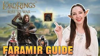 LOTR:Rise to War丨Faramir VS Legolas How to Build Faramir to Win Legolas ?