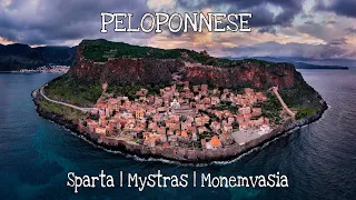 Eternal PELOPONNESE | Sparta, Mystras & Monemvasia | Greece Travel Vlog