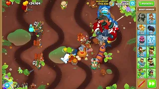 [BTD6] Axis of Beast Handlers on Muddy Puddles CHIMPS