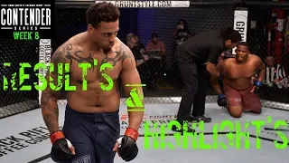 Dana White Tuesday Night Contender Series Results Highlights (week 8) - UFCTALKS