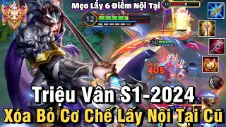 Triệu Vân S1-2024 Liên Quân Mobile Cách Chơi Lên Đồ Phù Hiệu Bảng Ngọc Cho Triệu Vân S1 2024 Đi Rừng