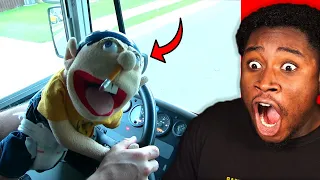 JEFFY STEALS A SCHOOL BUS! | SML Movie: The School Bus!