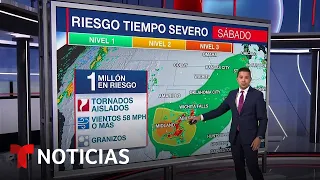 Más lluvias y más tormentas: el mal tiempo se ensaña con buena parte de Texas | Noticias Telemundo