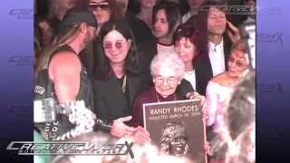 Randy Rhoads RockWalk, Posthumous Induction - FULL outdoor ceremony 2004