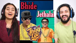 Jethalal Bhide Thug Life | Jethalal Vs Bhide | Thug Life Compilation Reaction | Tmkoc