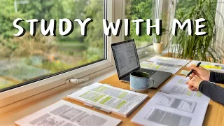 6 HOUR STUDY WITH ME | Background noise, 10 min Break, No music, Study with Merve