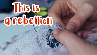 How to give your clothes a longer life: Mending my torn and holey garments