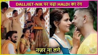 Dalljiet Kaur Glows In Her Haldi Ceremony, Shares Happy Pictures With Nik's Daughter