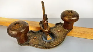 I Perfectly Restored This Treasure : Stanley Router Plane No. 71 1/2