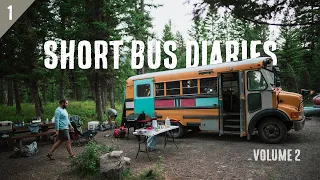 OFF THE GRID FLY FISHING ADVENTURE in our 1993 SKOOLIE | Short Bus Diaries (ep. 1)