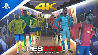 PES 2019 in 2023 PS5 🤩⚽ SPAIN VS BRAZIL - Very CooL GamePlay