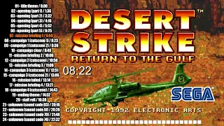 Desert Strike: Return to the Gulf OST |1992 | SEGA GENESIS - complete soundtrack in one video