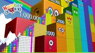 Looking for Numberblocks Puzzle Step Squad 35 to 35,000 to 10,000,000 MILLION BIGGEST!