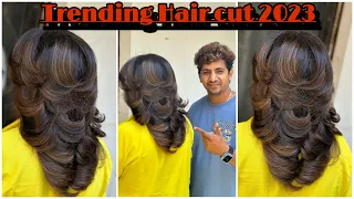How to:सबसे आसान Butterfly Hair cut कैसे करे/Easy way/step by step/for beginners/step with layer cut
