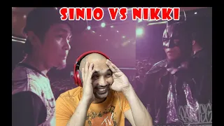 SINIO VS NIKKI - FLIPTOP - REACTION