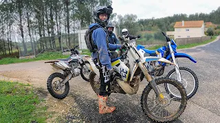 Husqvarna tc 250 VS Kawasaki Kxf 250 VS Yamaha Wr 426 VS Atomic xr 250cc