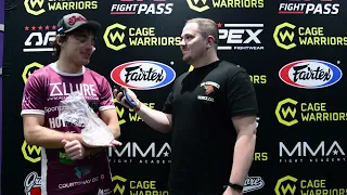 Luke Riley Post Fight Interview - Cage Warriors 160