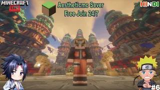 Aestheticmc Sever Free Join 24/7 || Minecraft live || Narutos