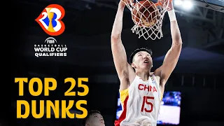 TOP 25 DUNKS - #FIBAWC 2023 Qualifiers