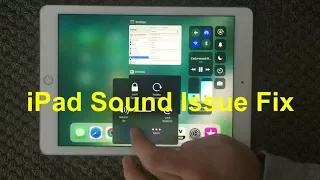 iPad Sound Problem And Fix, How To Fix Sound Issue on iPhone #ipad #sound