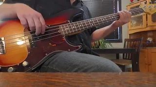 Sugar Shack. Jimmy Gilmer & The Fireballs. Bass cover.