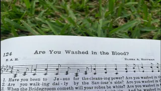 Are You Washed in The Blood of the Lamb?