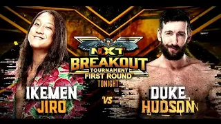 Duke Hudson vs Ikemen Jiro (NXT Breakout Tournament First Round - Full Match)