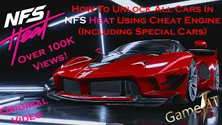 How To Unlock All Cars In NFS Heat Using Cheat Engine (Including Special Cars) | Original | GameIT