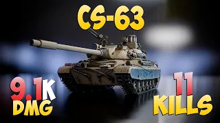 CS-63 - 11 Kills 9.1K DMG - At speed! - World Of Tanks