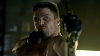 Arrow 1x10 - Oliver Training For The Dark Archer