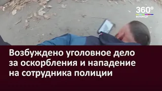 Возбуждено уголовное дело за оскорбления и нападение на сотрудника полиции